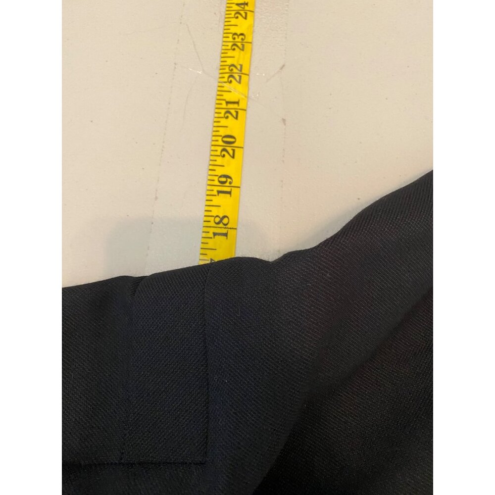 Vintage Cache Coat Dress Black Skort Pants Gold Studded Lapel Button Detail - Picture 11 of 12